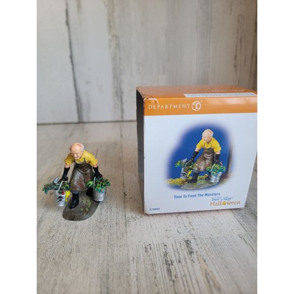 Dept 56 799982 time to feed monsters Halloween snow village - Picture 1 of 9